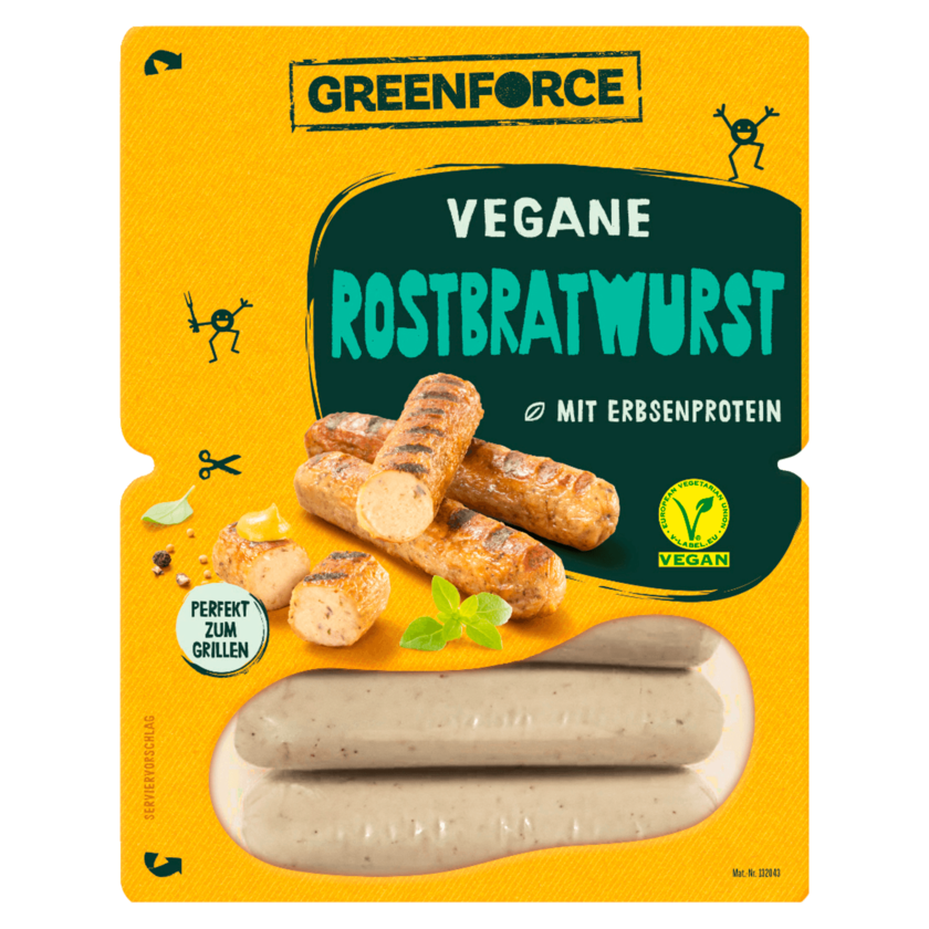 Greenforce Rostbratwurst vegan 180g